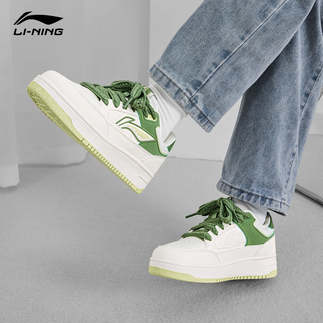 李宁板鞋女款天迹2025新款官方经典休闲鞋百搭小白鞋子低帮运动鞋