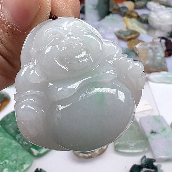 颈饰未镶嵌翡翠缅甸翡翠吊坠