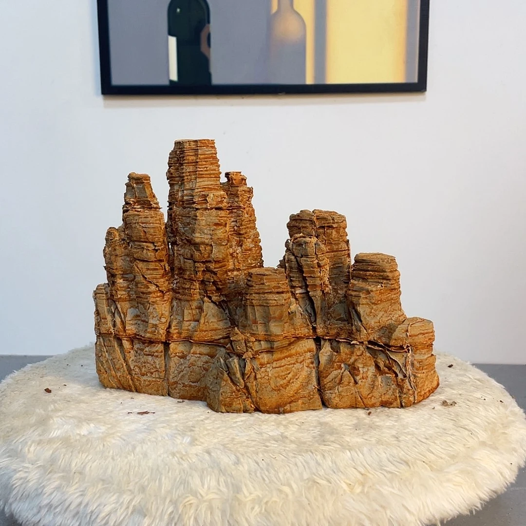 哇***哥石材灵璧石精美摆件