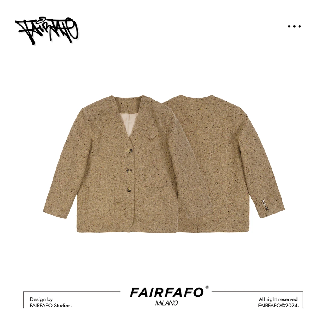FAIRFAFO林肉肉【气质小香风外套】TG24WT034气质复古小香风外套