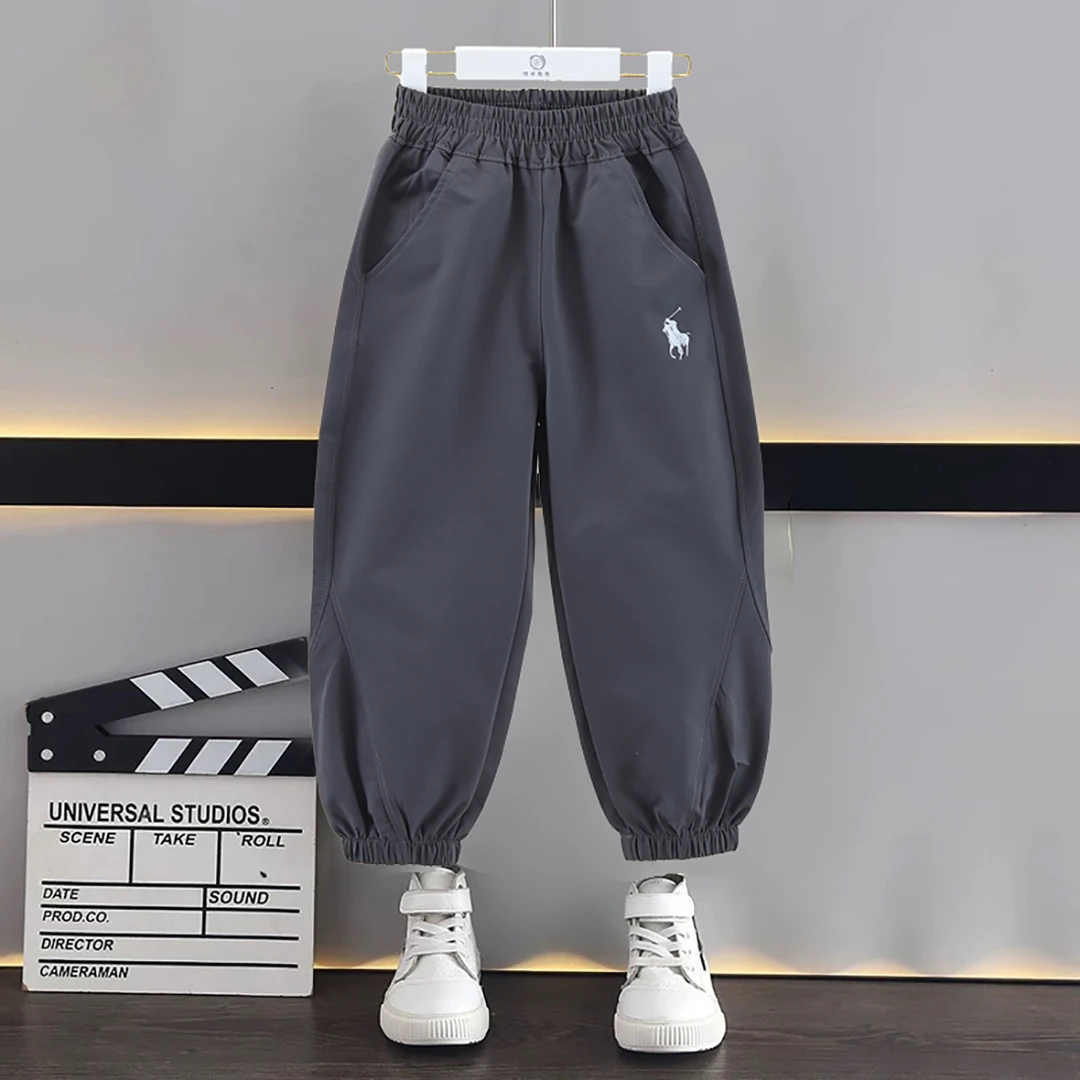 2025新款帅气男童运动休闲裤薄款透气中大童长裤裤子