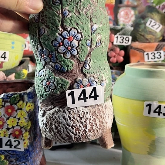 红陶多肉植物花盆