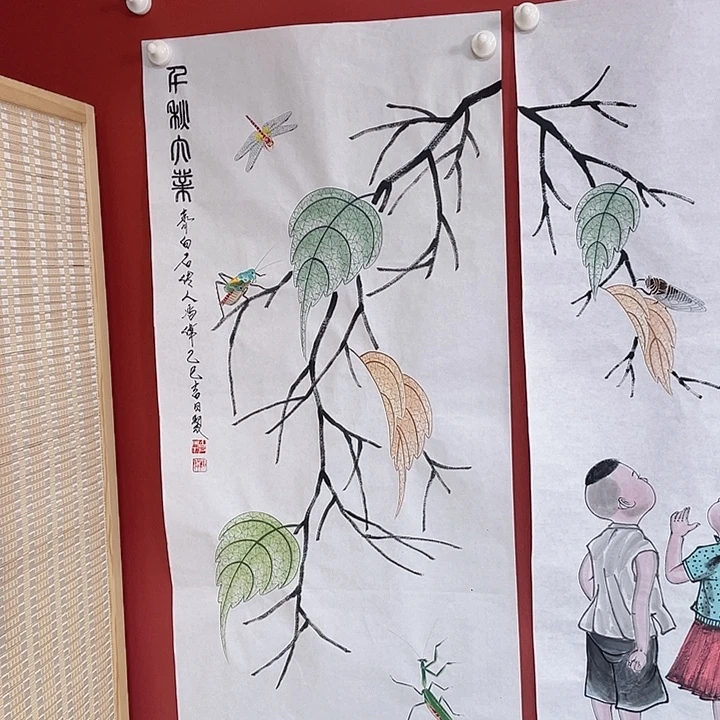国画冯老师手绘作品