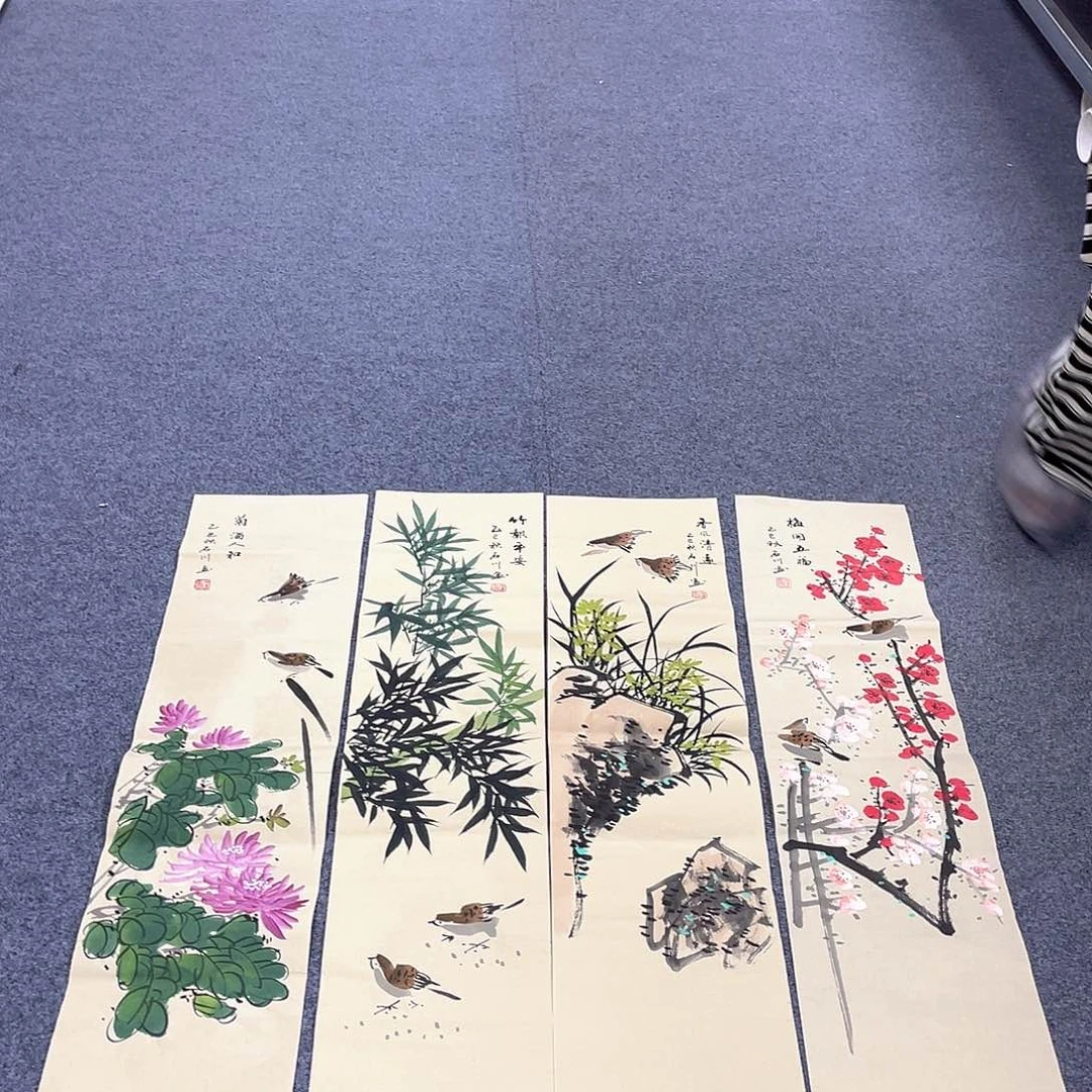 国画作品小姐姐放漏…