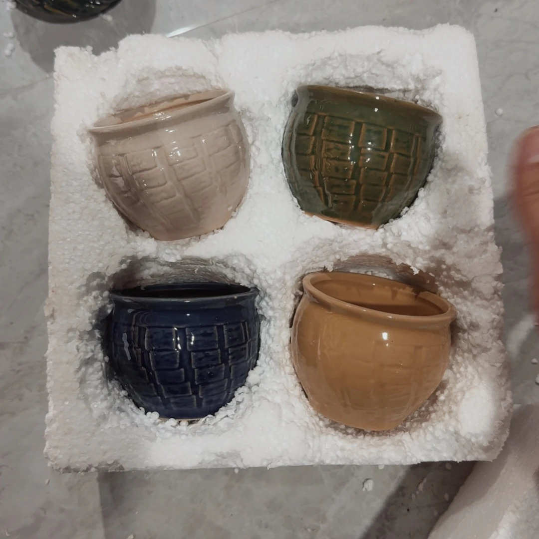 紫砂花盆粗陶盆醋