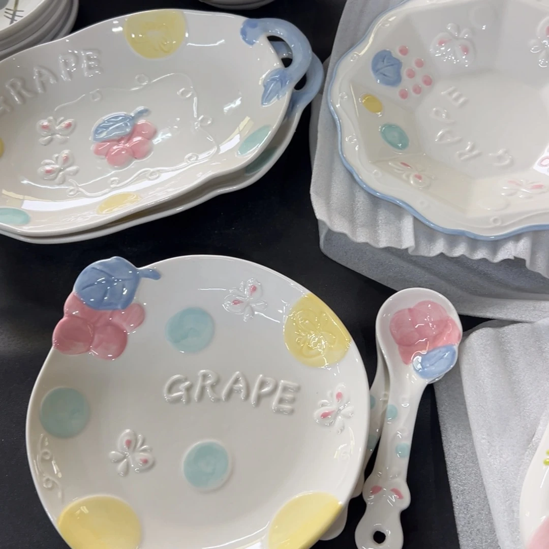 摆件高温陶瓷釉下彩正品！
