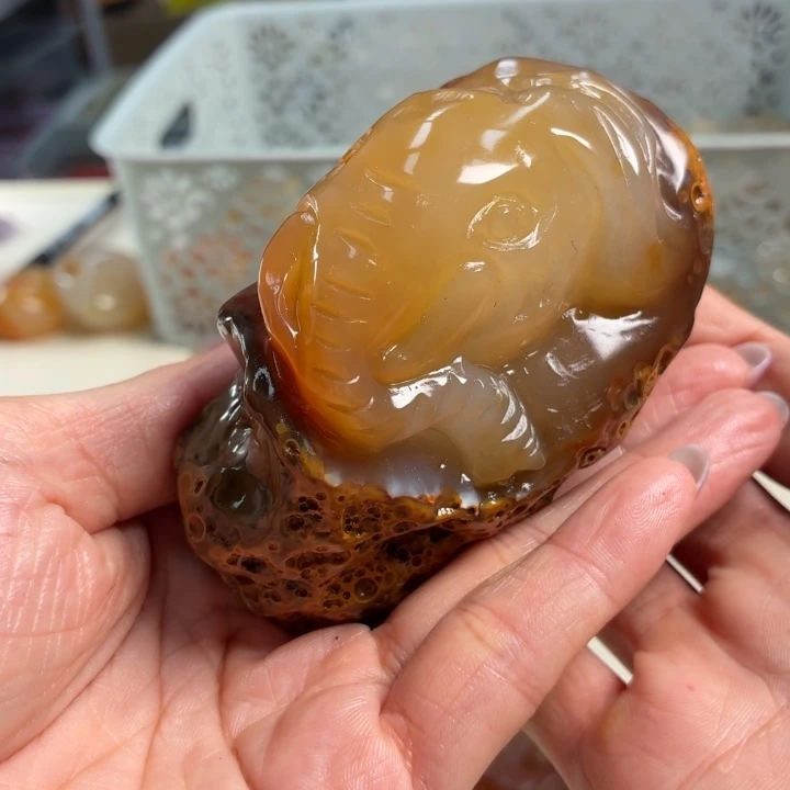 玛瑙/玉髓未镶嵌吊坠(不含链)