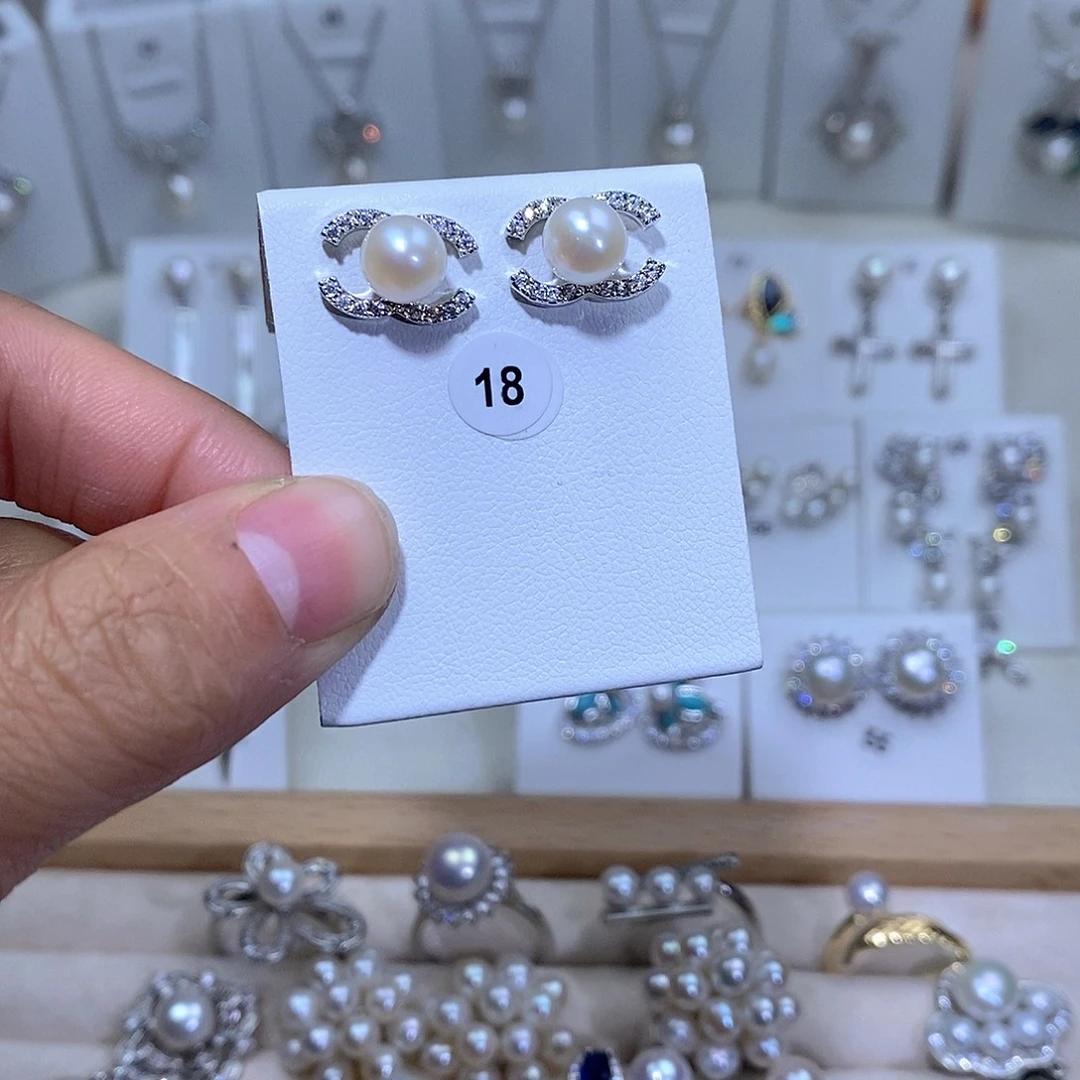 耳饰未镶嵌淡水珍珠