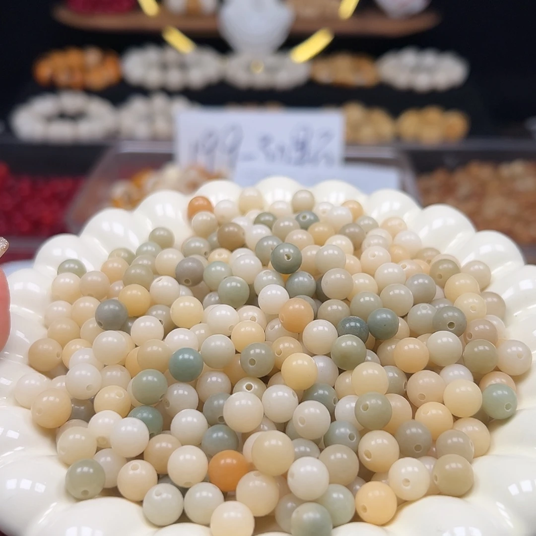 手串菩提根/象牙果卡8多宝圆200颗