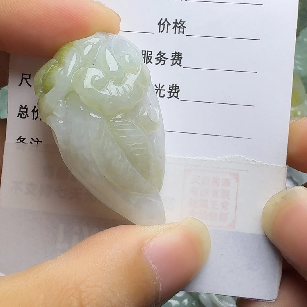 翡翠颈饰未镶嵌吊坠