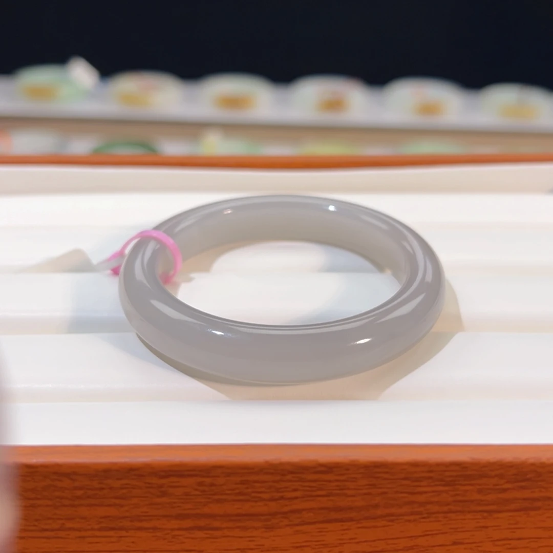 和田玉手镯未镶嵌  【香芋紫】色匀