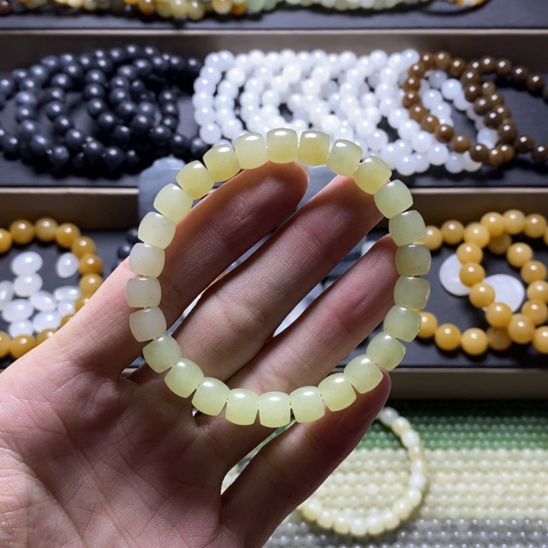 和田玉未镶嵌手链