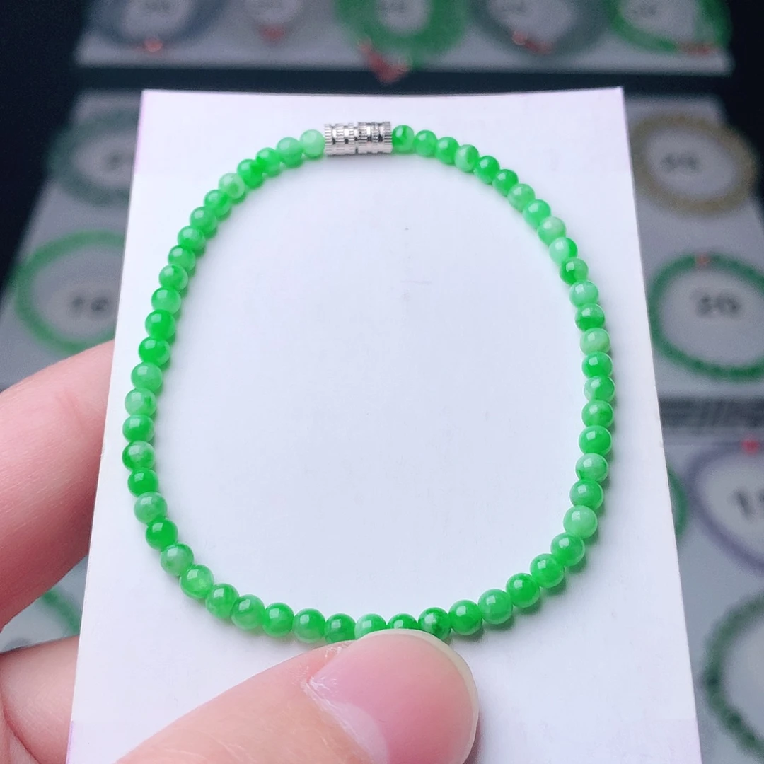 翡翠未镶嵌手链翡翠