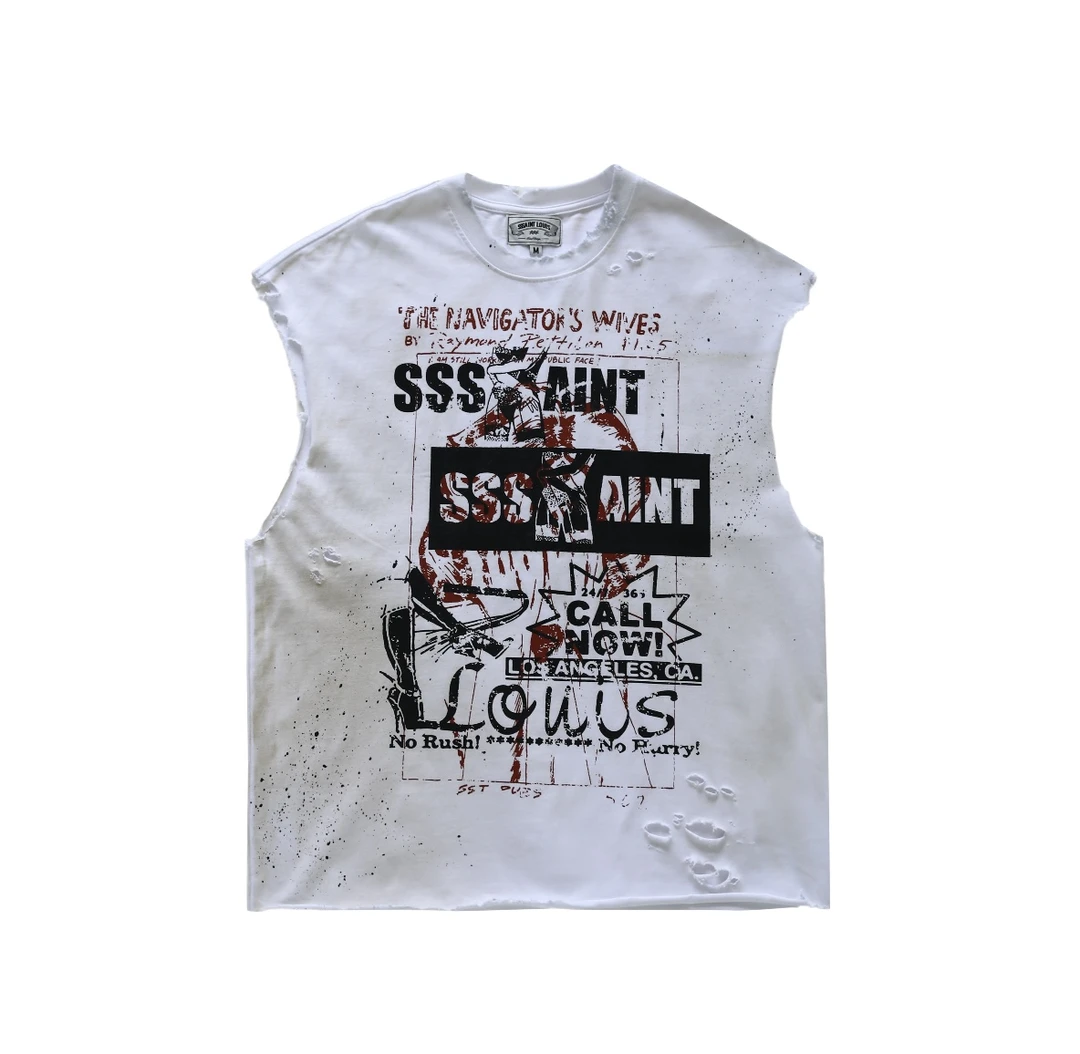 特价断码 ！休闲百搭水洗做旧背心韩版