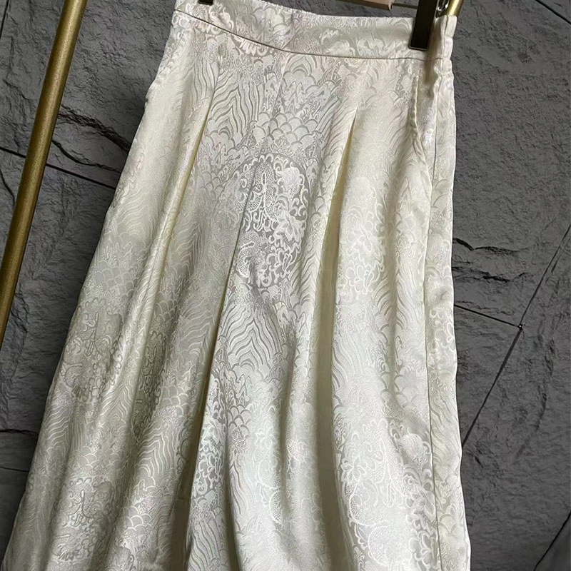 5号链接--夏季高腰窄直筒阔腿裤轻薄极简风