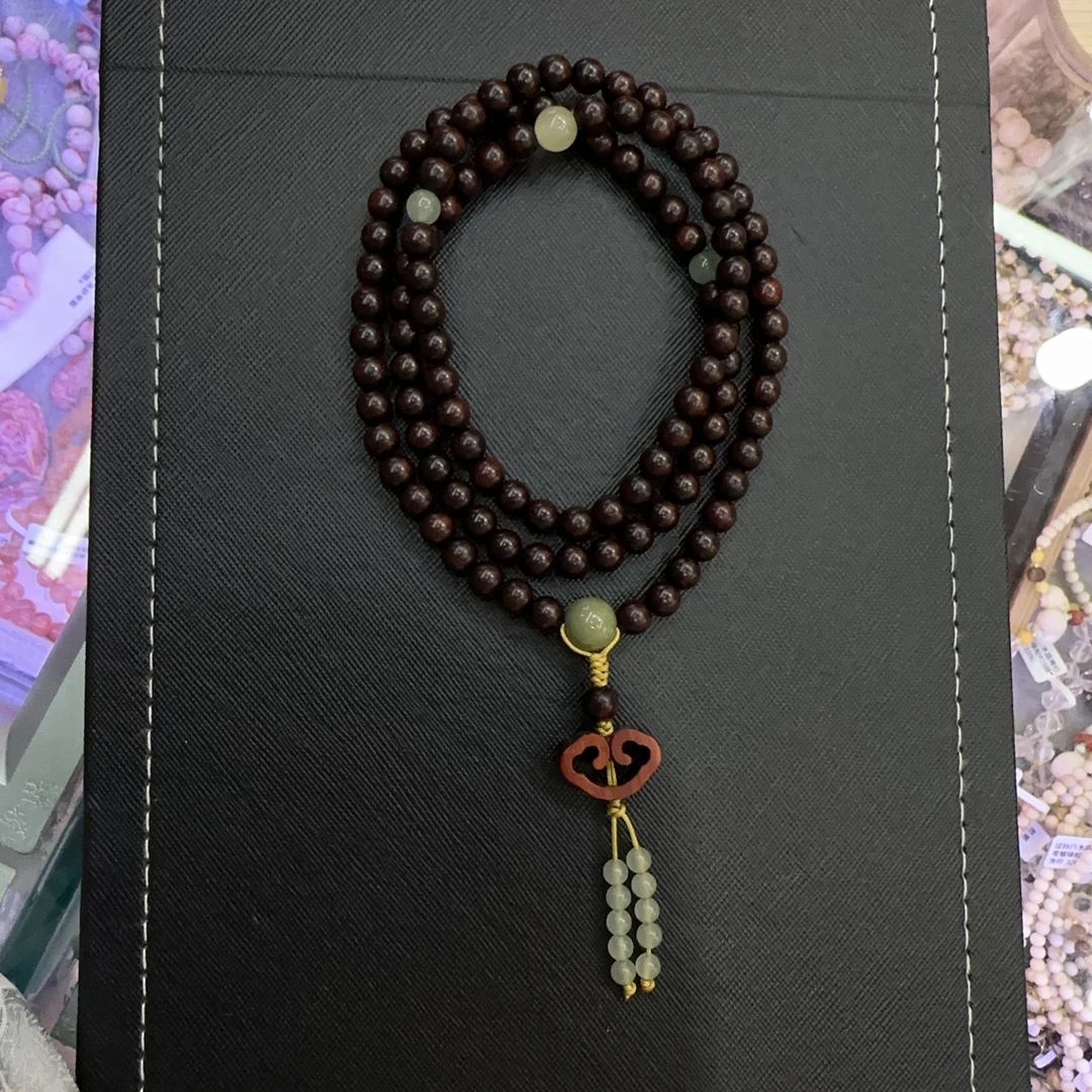 0500  小叶紫檀/6-7mm三圈手串