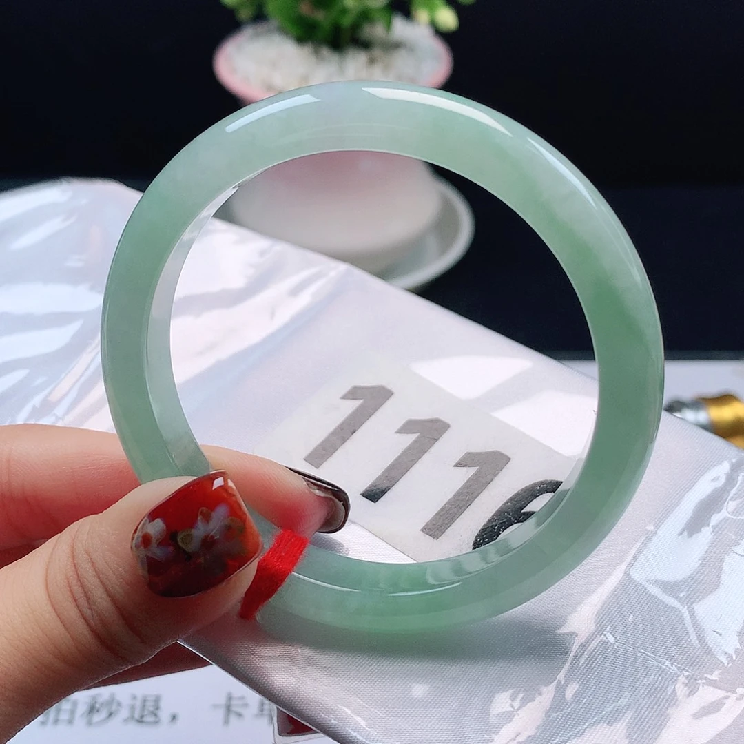 翡翠未镶嵌手镯1116