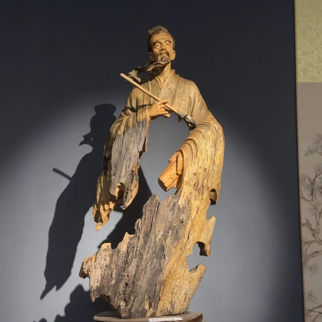 左***手香樟木王羲之香樟木