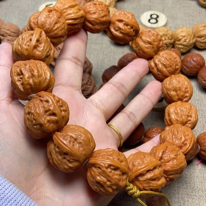 文玩核桃吊坠八棱手持