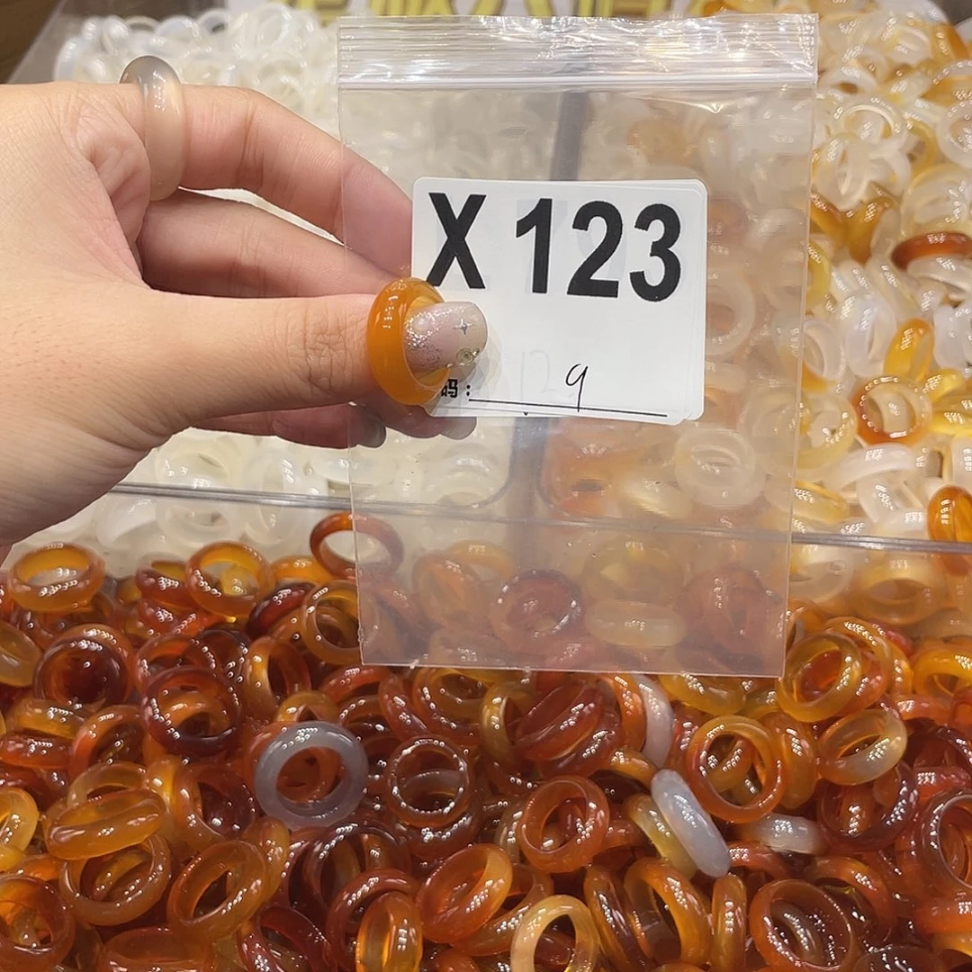 未镶嵌戒指玛瑙/玉髓123