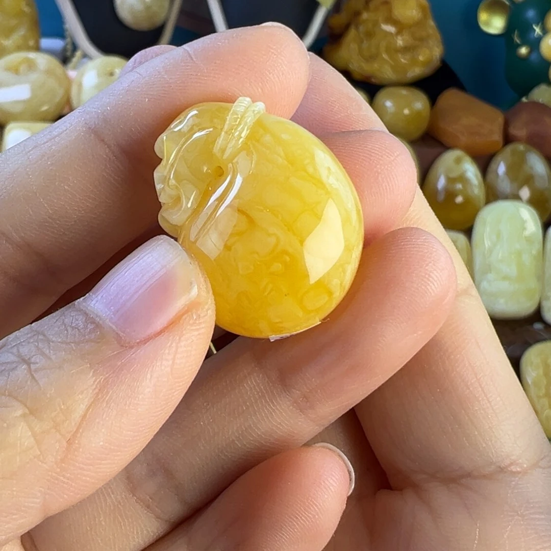 蜜蜡吊坠(不含链)未镶嵌