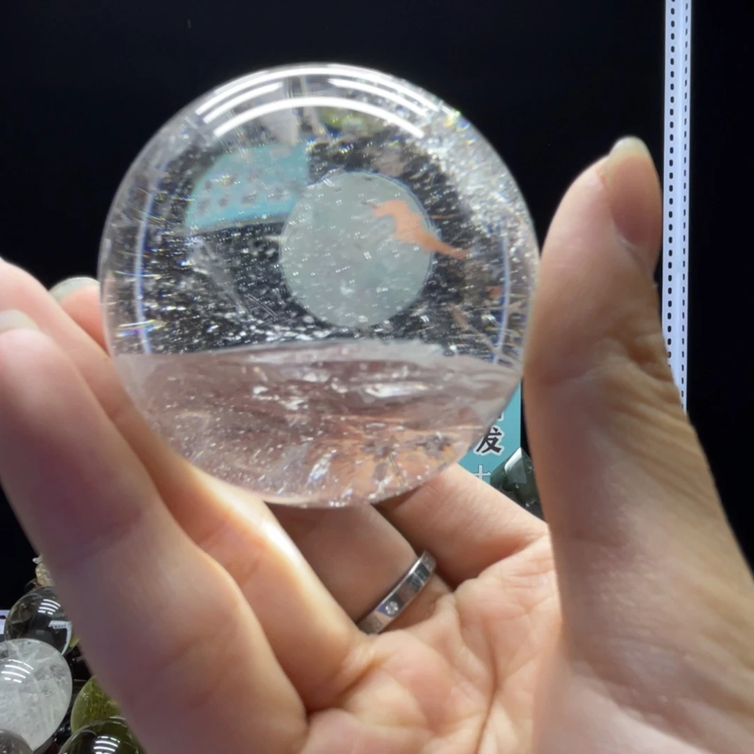 未镶嵌珠宝半成品水晶hh白水晶L2994