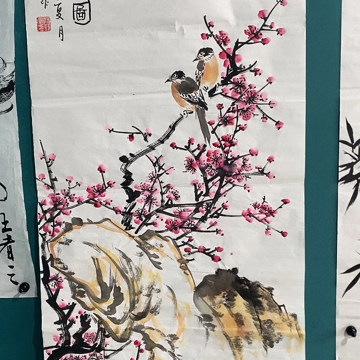 国画段连军老师三尺手绘作品