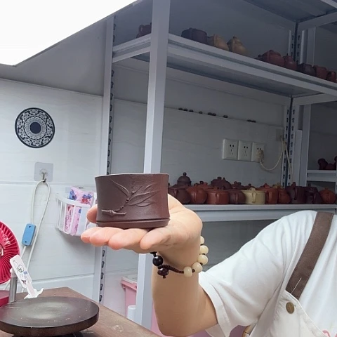 紫泥茶案主人杯主人杯