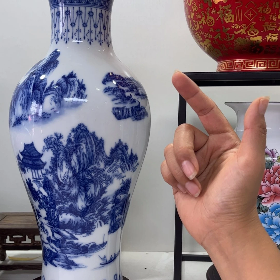 景德镇陶瓷花瓶摆件