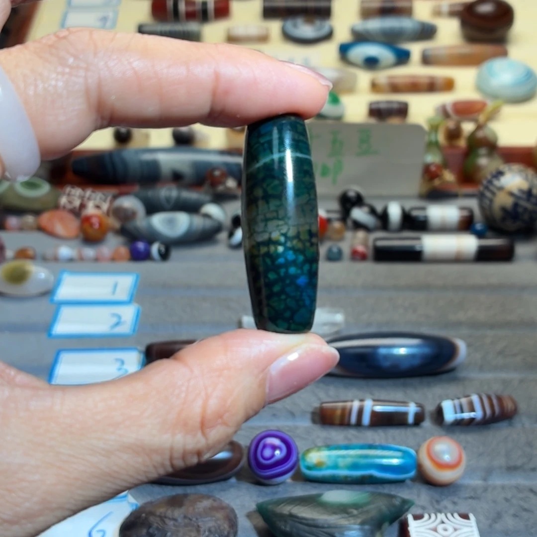 有***皮玛瑙/玉髓合金颈饰