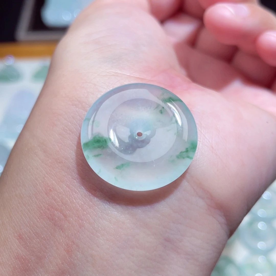 颈饰未镶嵌翡翠扣子