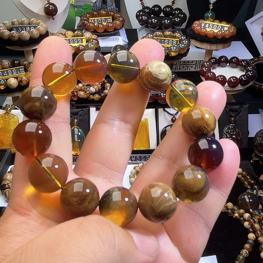 琥珀手链未镶嵌【*】缅甸