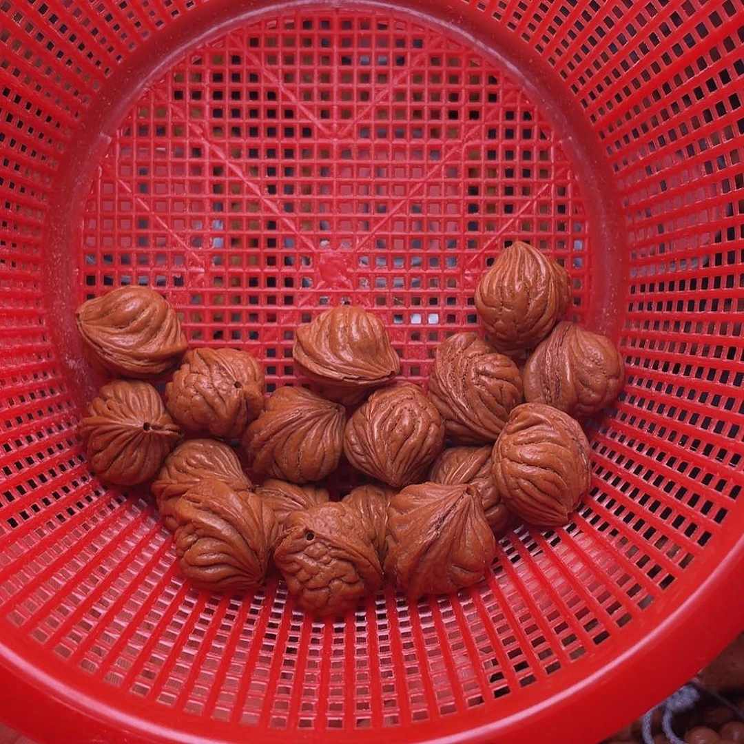 桃核手串@****光秦岭龙纹桃核