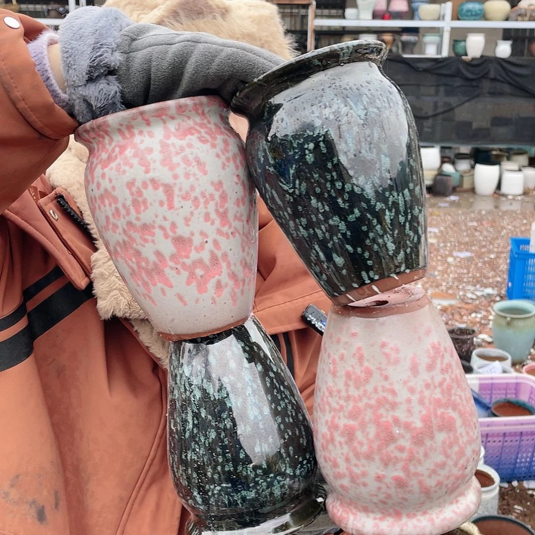 红陶王嫂花盆0126-吴老庄