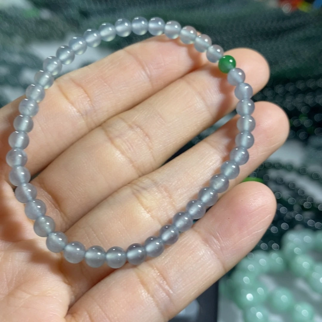 翡翠未镶嵌手链卡4.3