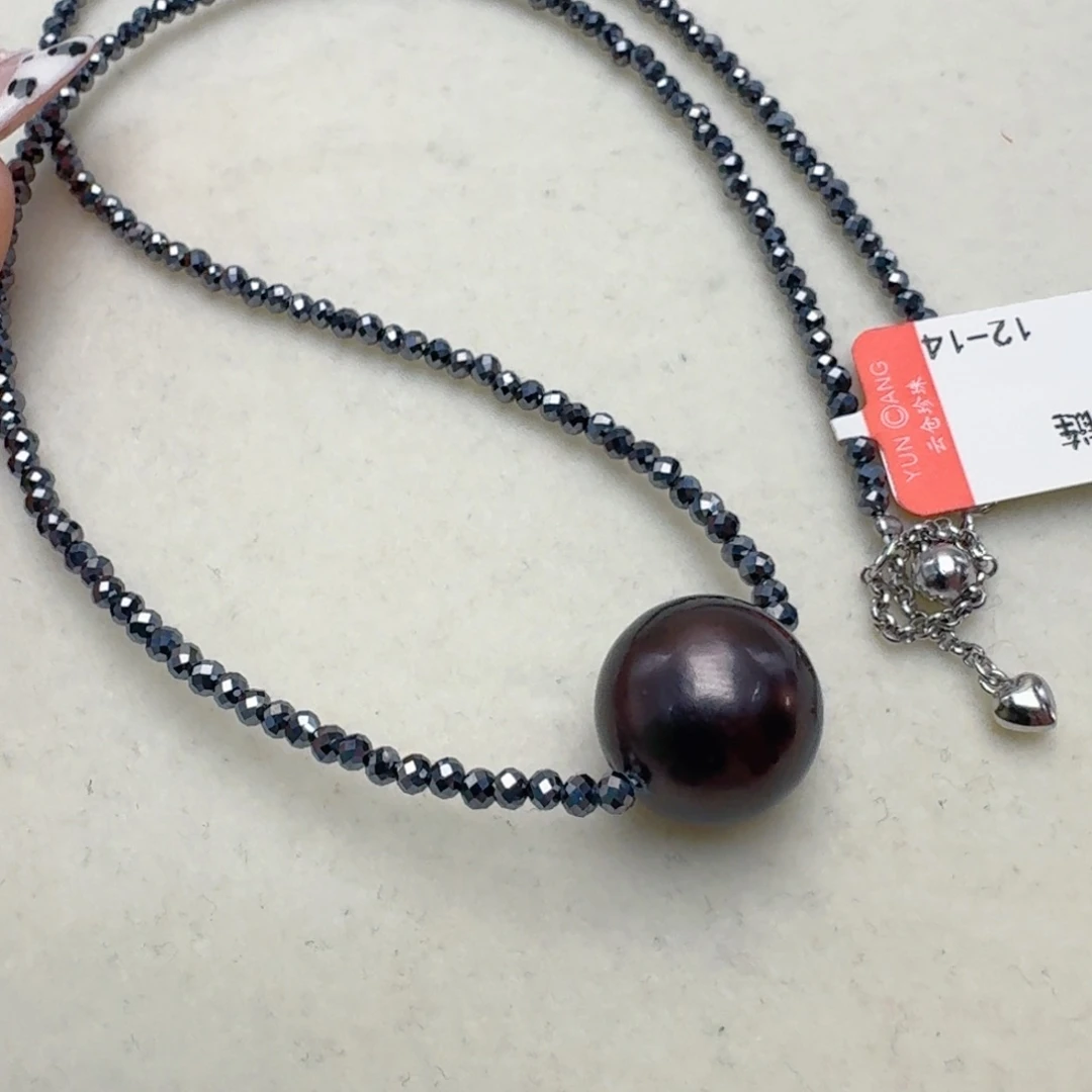 海水珍珠颈饰银S925镶嵌@@qy02