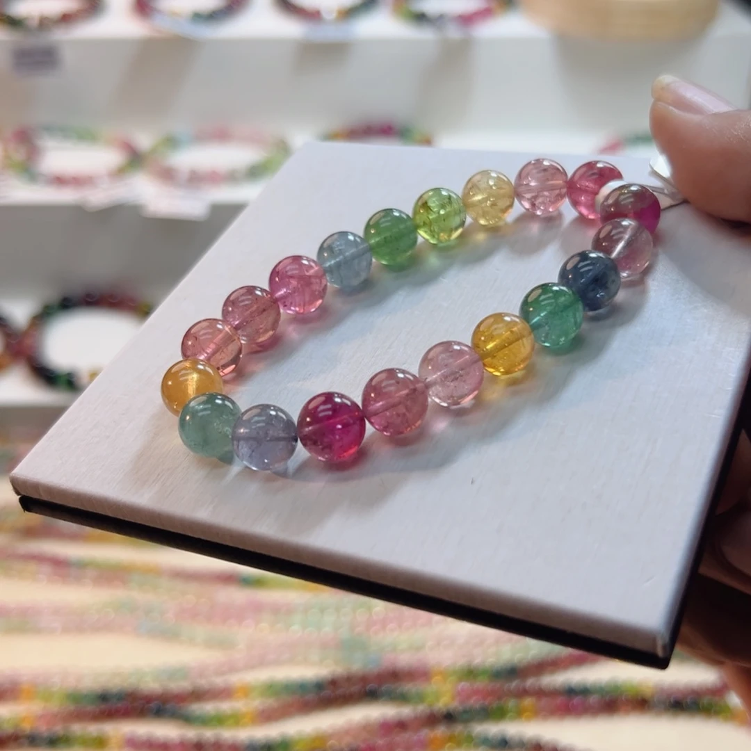 碧玺未镶嵌手链碧玺