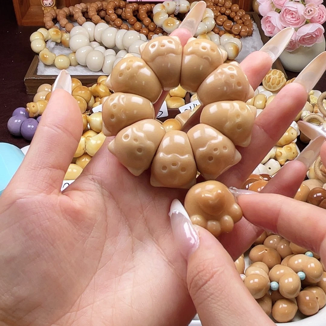 吊坠白玉菩提成品c