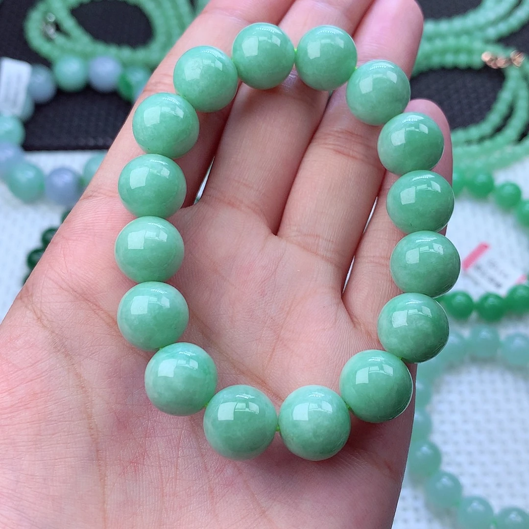 翡翠未镶嵌毛衣链