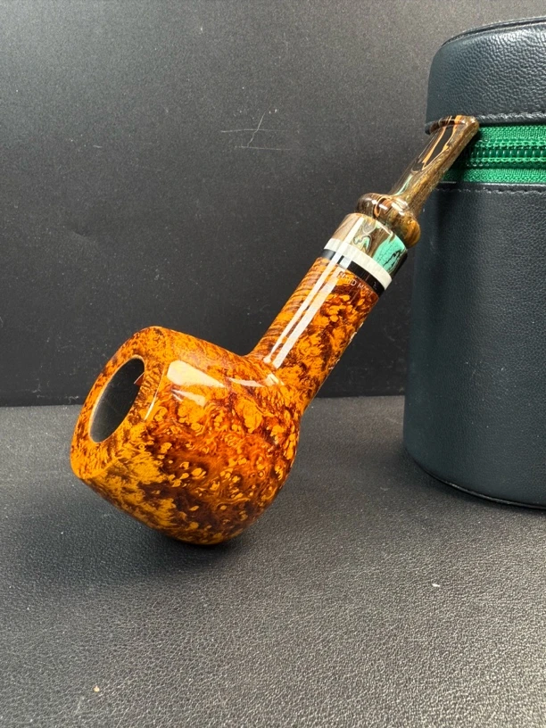 丹麦吉普森IDA5石楠木烟斗（内径21.8斗深35长130）