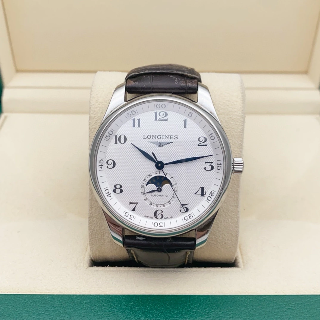 95新 Longines/浪琴 名匠四针/L2.919/24年全套/42㎜/精钢材质