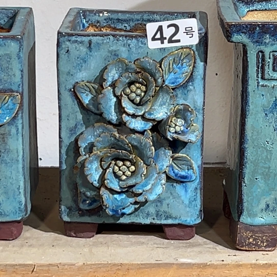 尚雅陶坊多肉花盆，内口径9×8