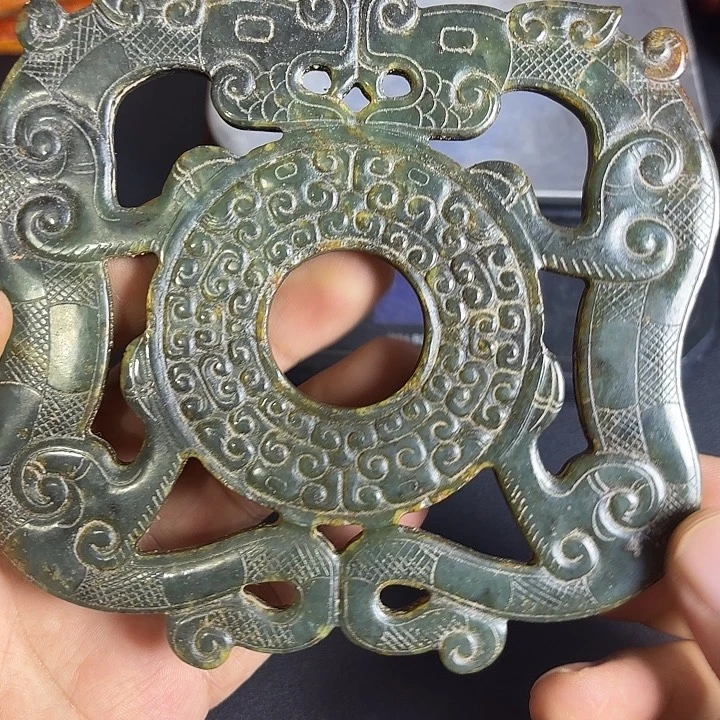 把件白玉菩提一个