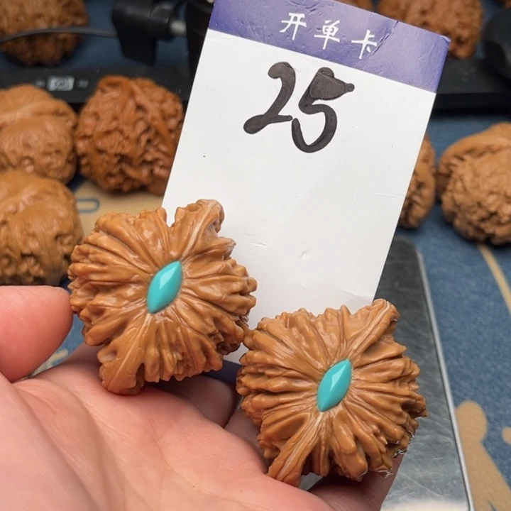 文玩核桃吊坠楼子 46精修 25