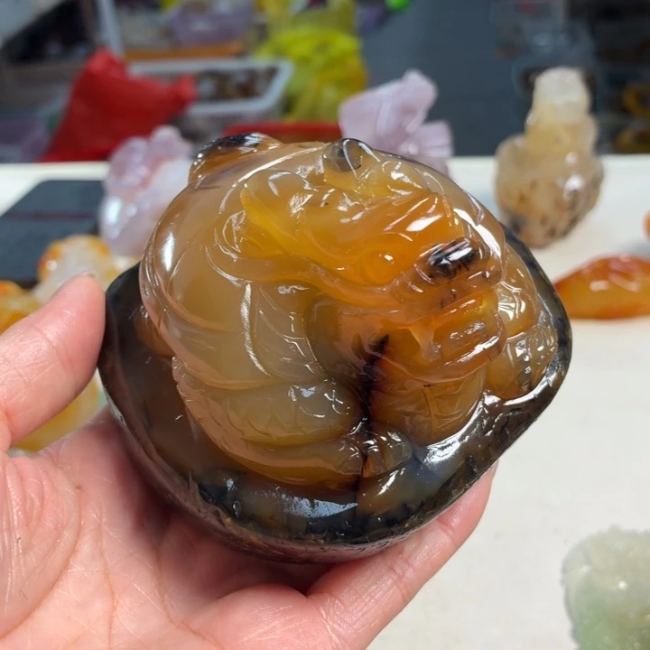 玛瑙/玉髓未镶嵌吊坠(不含链)