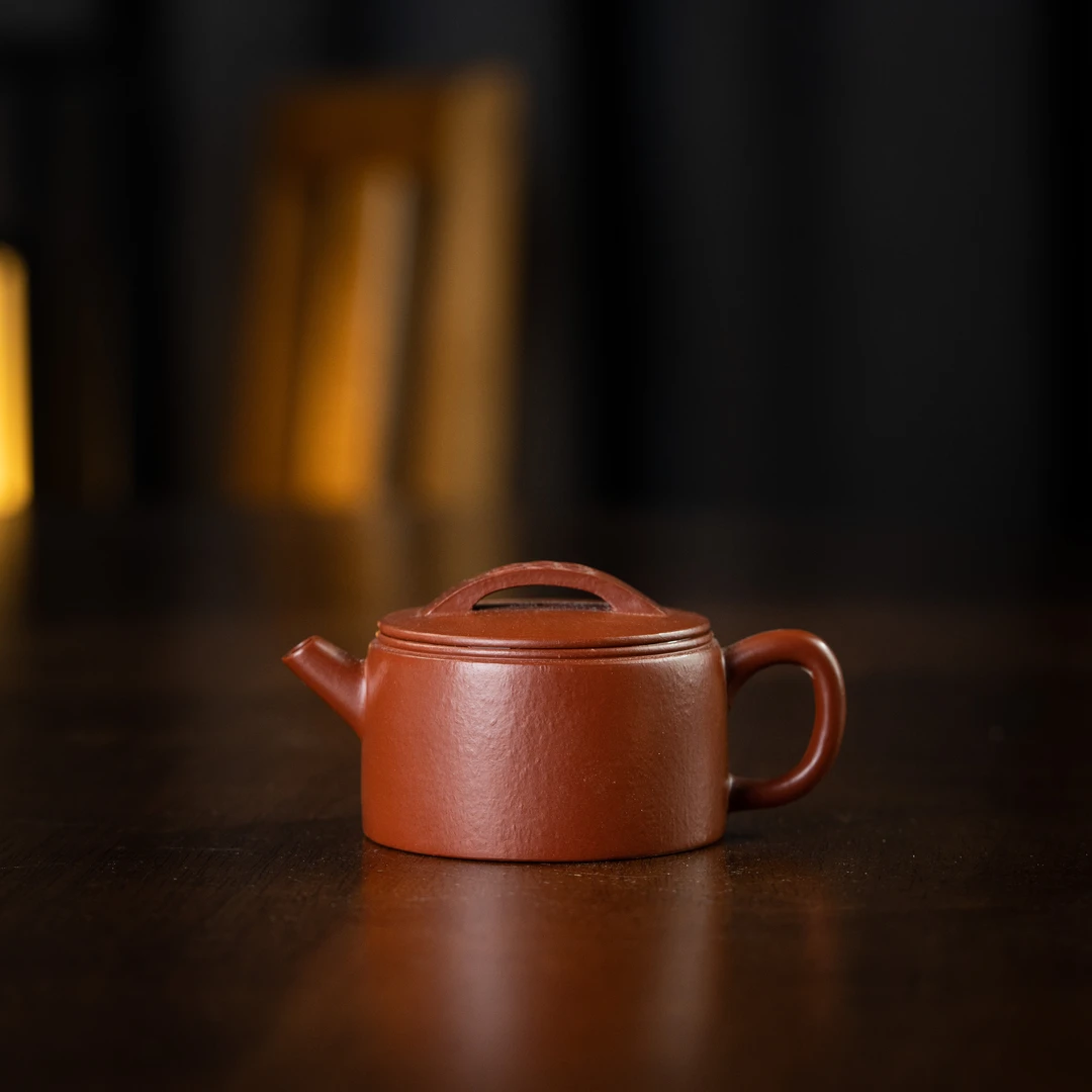珽珽茶器 钱币汉瓦 朱泥 100cc 家用紫砂壶tt1