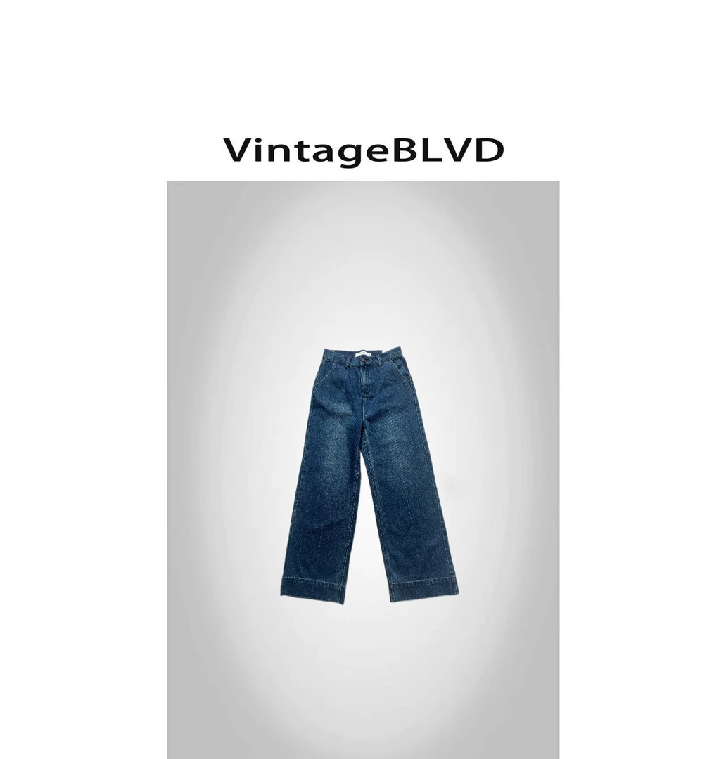 【VintageBLVD】2025春夏:中控线｜直筒牛仔裤J8007Q