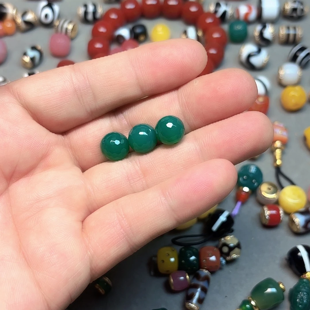 老***王玛瑙/玉髓未镶嵌隔珠