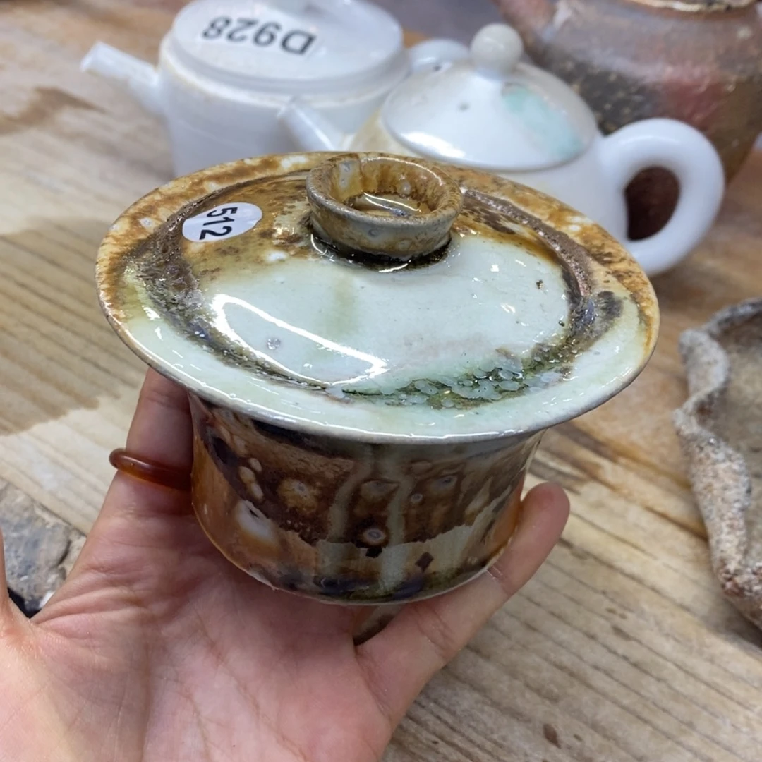 陶园柴烧，精品高货我**我512摆件