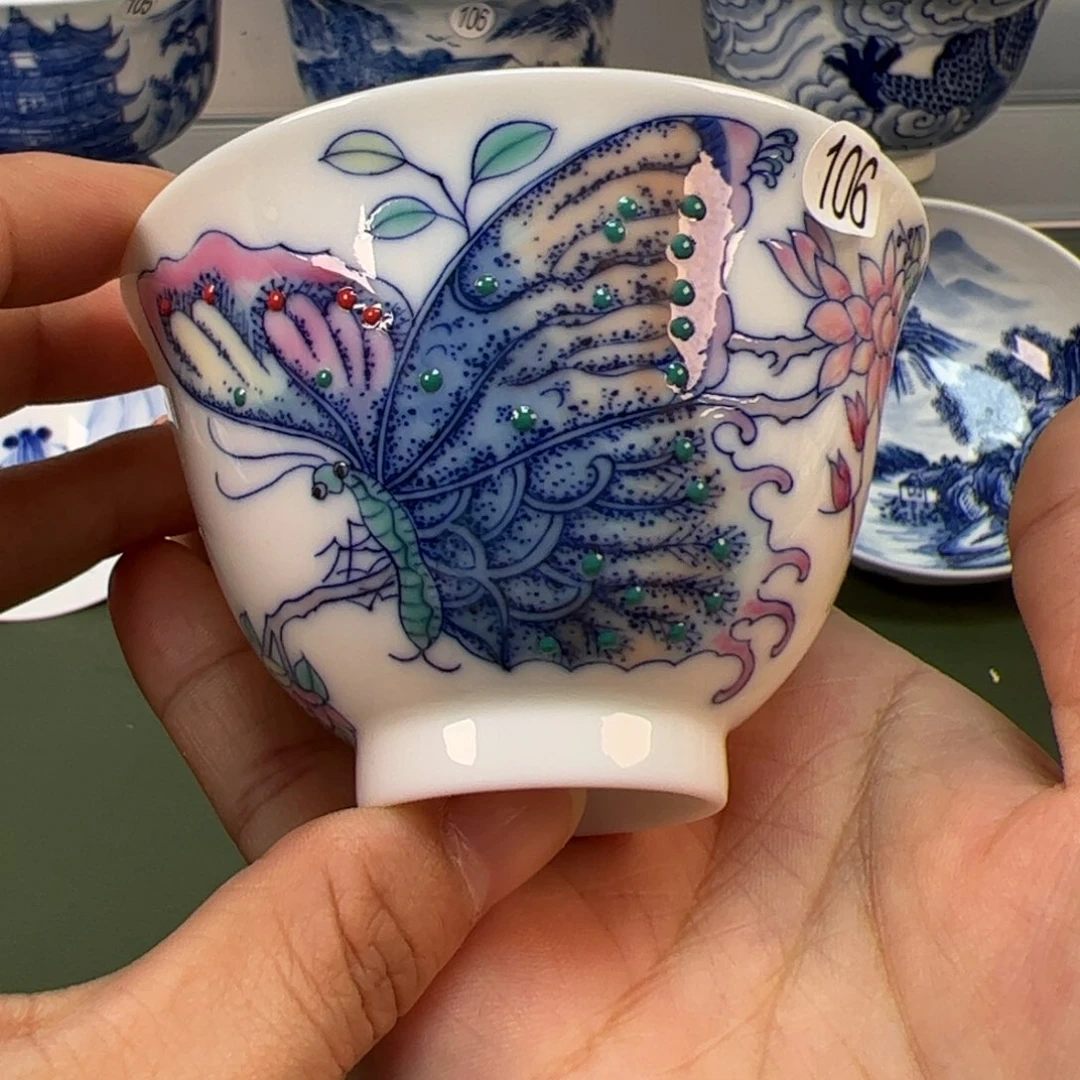 杯木木景德镇纯手绘茶具106